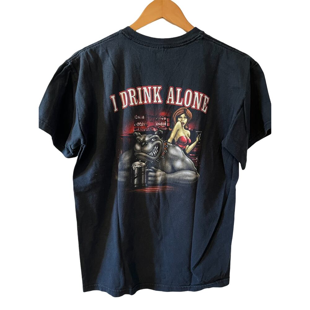 George Thorogood I Drink Alone Band Concert T Shirt M - Picture 4 of 4